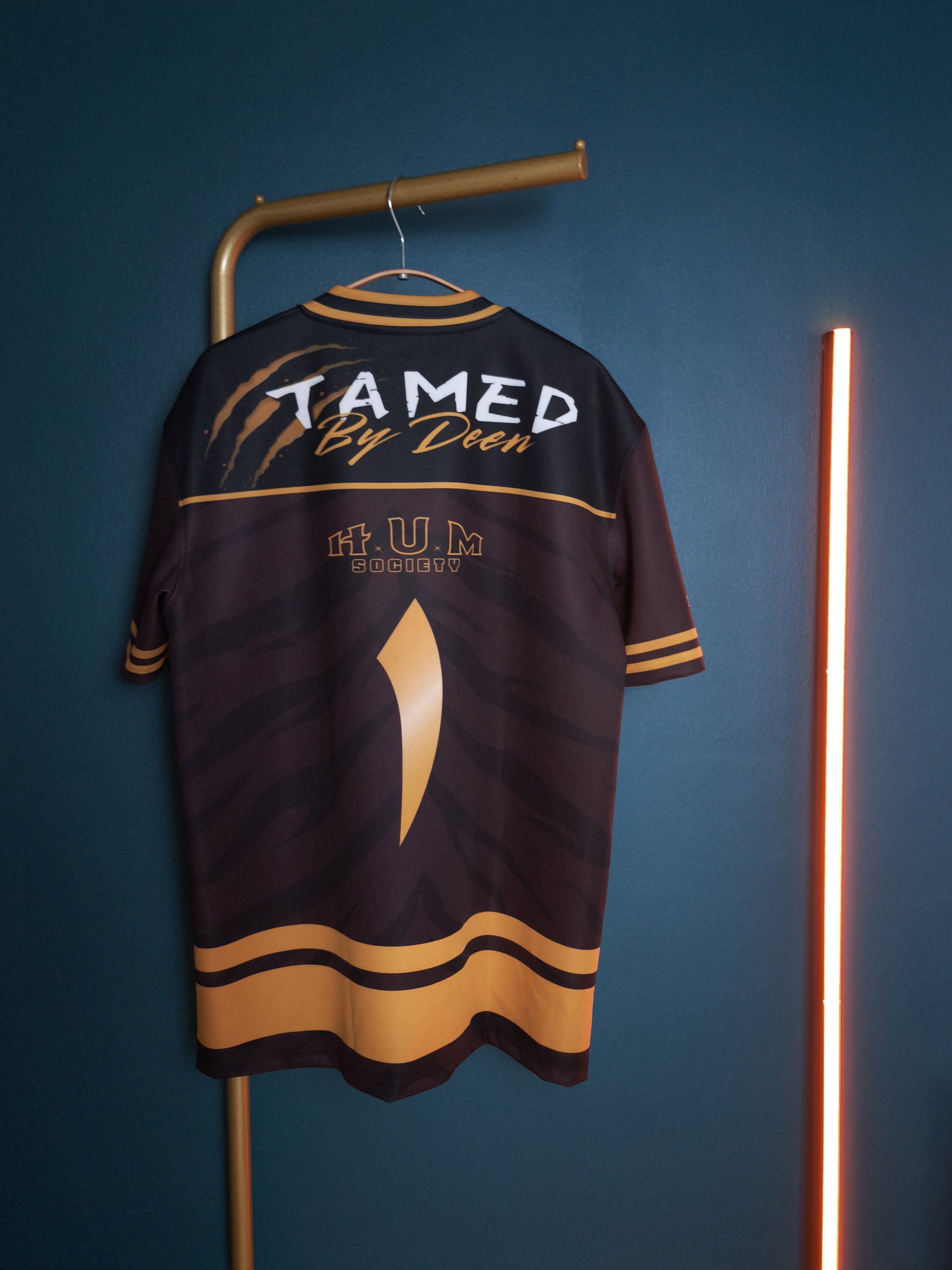 Tamed by Deen NFL Jersey V-Neck_4