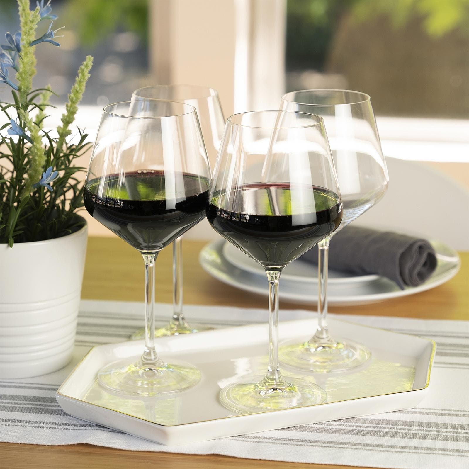GELAS RED WINE SPIEGELAU STYLE BURGUNDY GLASS SET/4_1