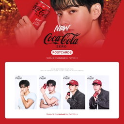 BTS V Coca-Cola Postcard / Accordion Book