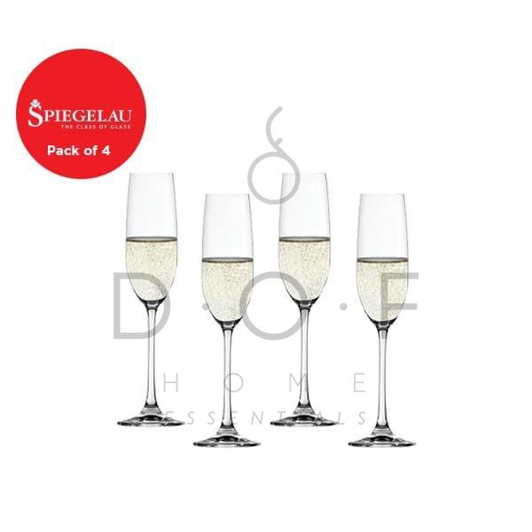 GELAS WHITE WINE SPIEGELAU SALUTE CHAMPAGNE FLUTE SET/4_0