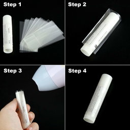 Envoltura Retractil para Tubo de Labial.