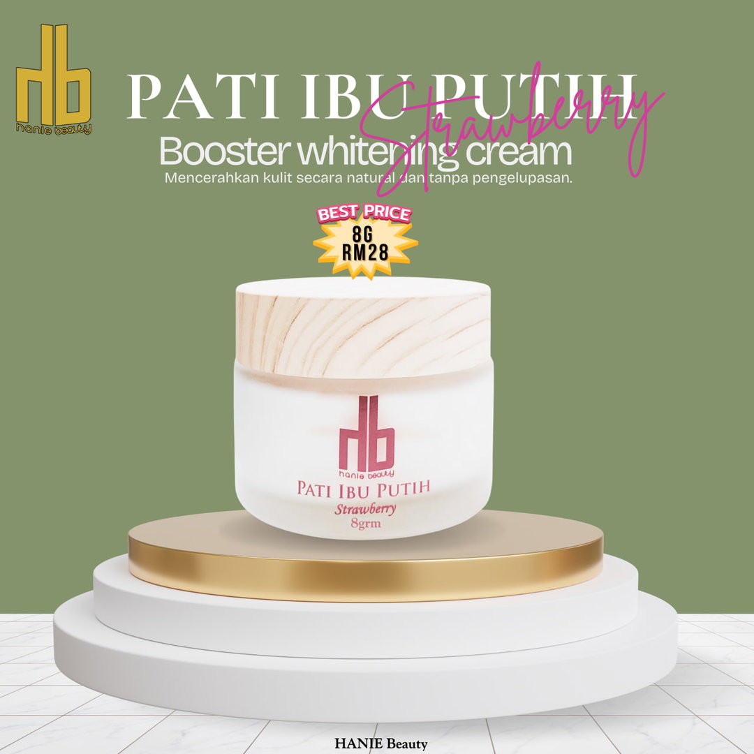 PATI IBU PUTIH STRAWBERRY - 8G