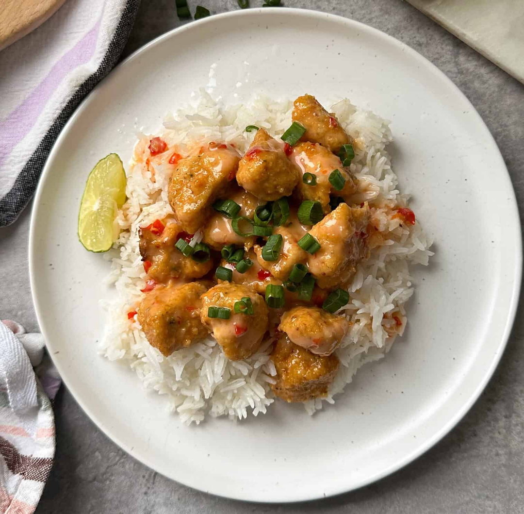 Bang Bang Chicken with Basmati Rice