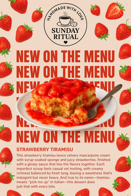 [MEGA SALE] Strawberry Tiramisu 