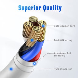 iPhone Lightning USB 3ft Cable
