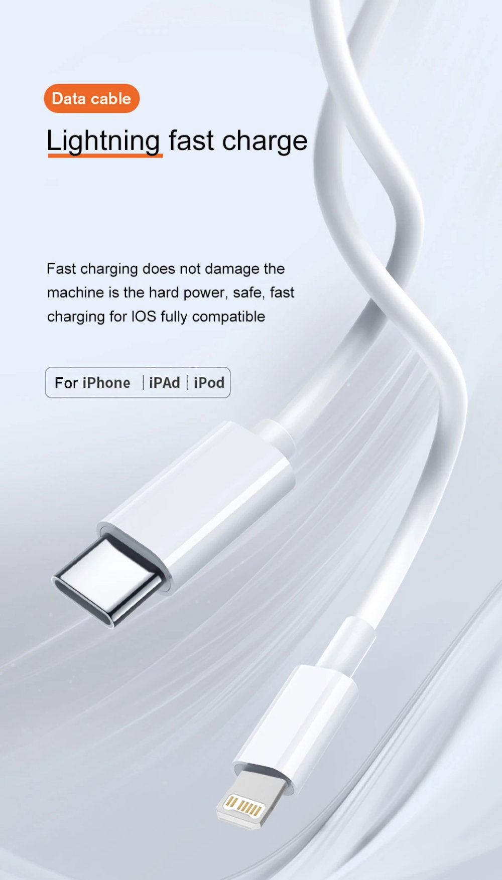 iPhone Type-C to Lightning 3ft Cable_1