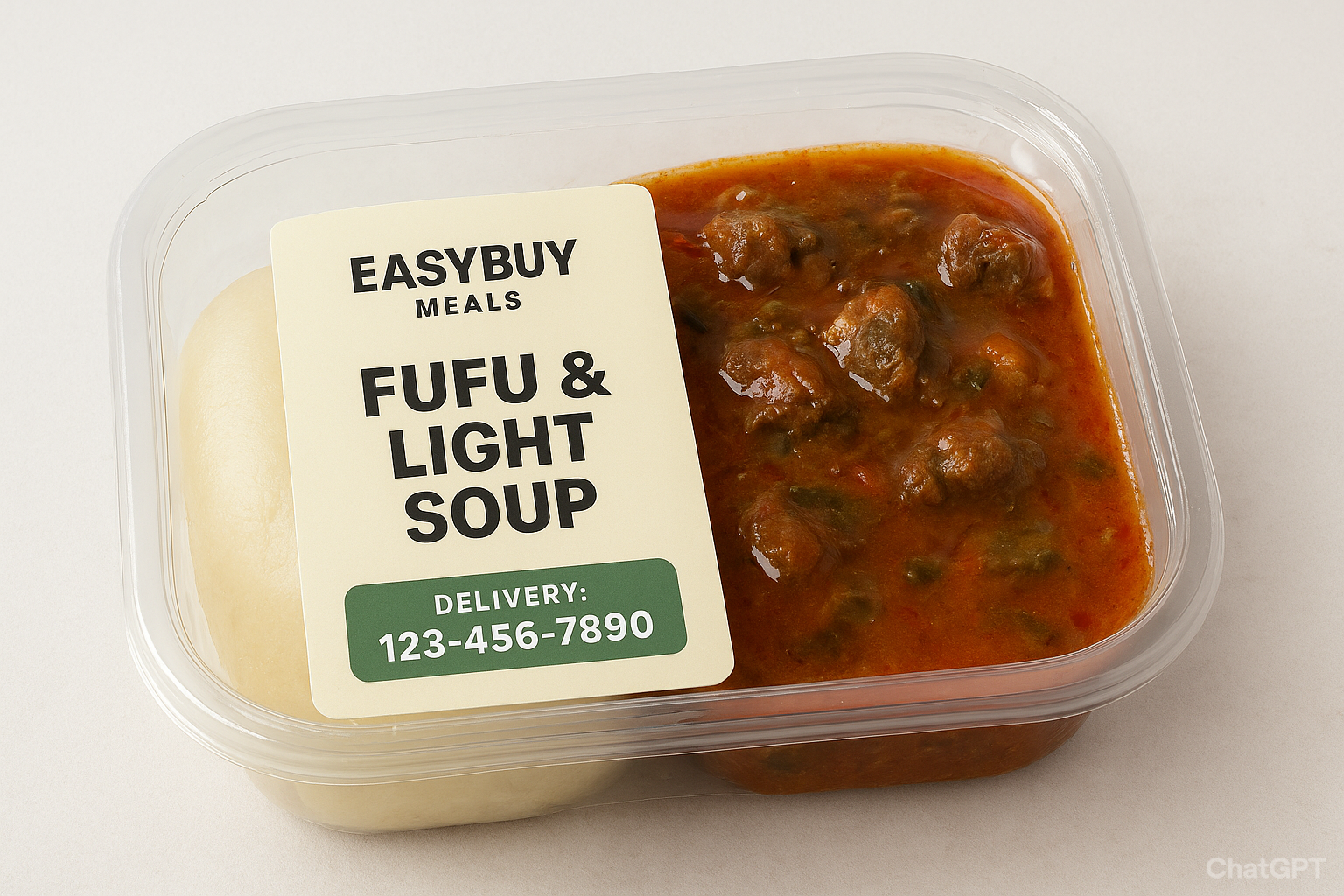 Fufu & Light Soup Pack – Authentic Ghanaian Meal_0