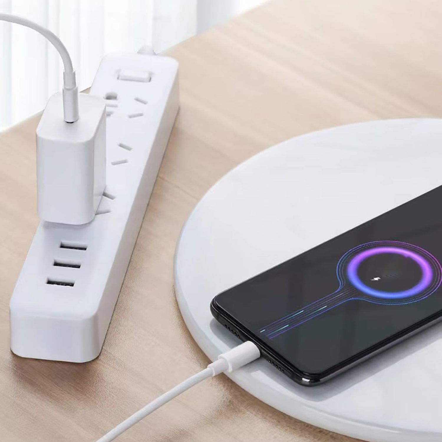 Type-C to Type-C Fast Charger (20w Block and 3ft Cable)_4
