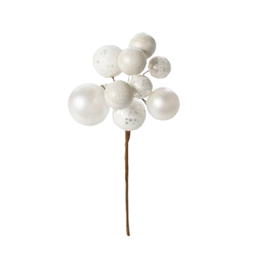 8" Assorted Ball Picks: White