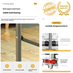 HALF FOLDING STRONG TABLE (MEJA) 