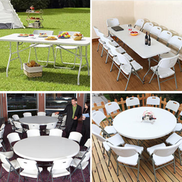 HALF FOLDING STRONG TABLE (MEJA) 