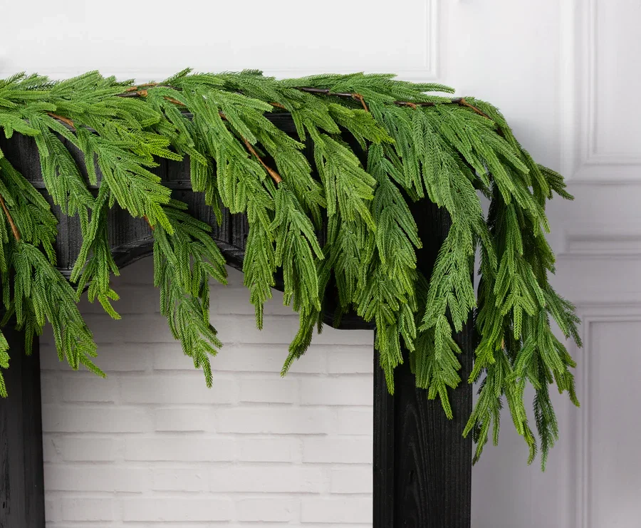 6' Norfolk Island Pine Hanging Garland_0