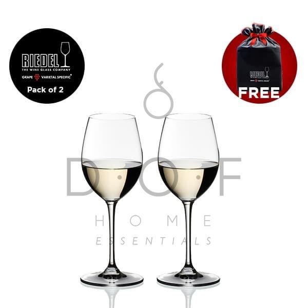 GELAS WINE RIEDEL VINUM SAUVIGNON BLANC/DESSERTWINE PACK OF 2 PCS