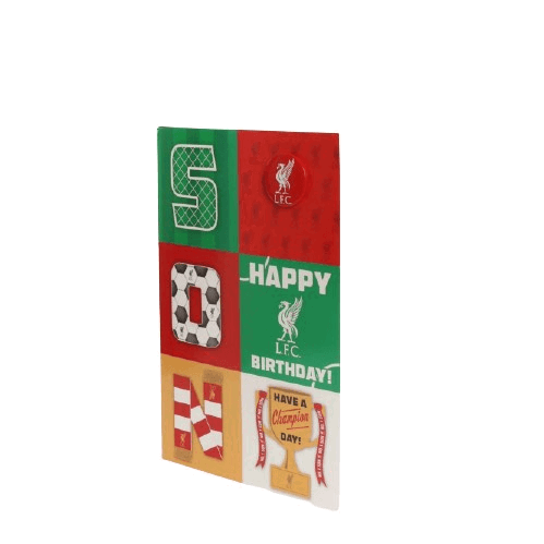 LFC Son Badge Birthday Card (A13859)