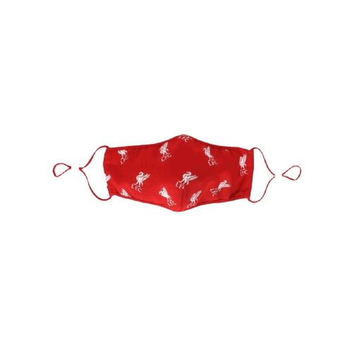 LFC Junior Liverbird Print Face Cover - Red (A15988)