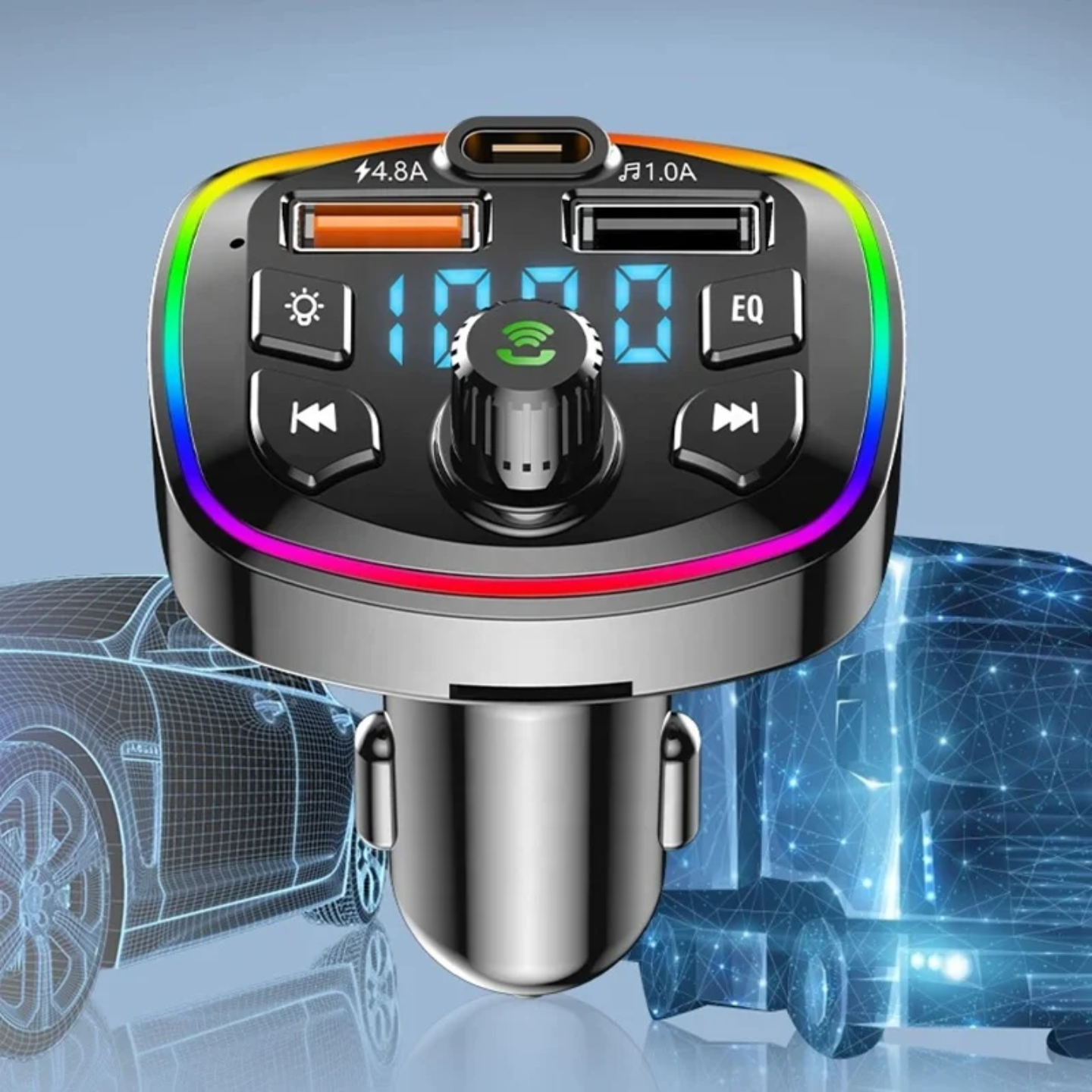 Wireless Car FM Transmitter_3