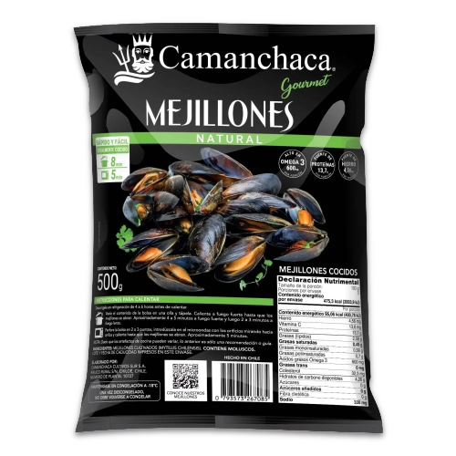 Mejillón Precocido Paquete 500 g