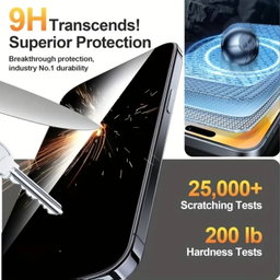 IPhone Tempered Glass & Privacy Screen Protectors