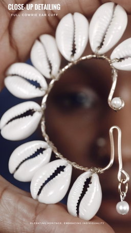 Full Cowrie Earcuff