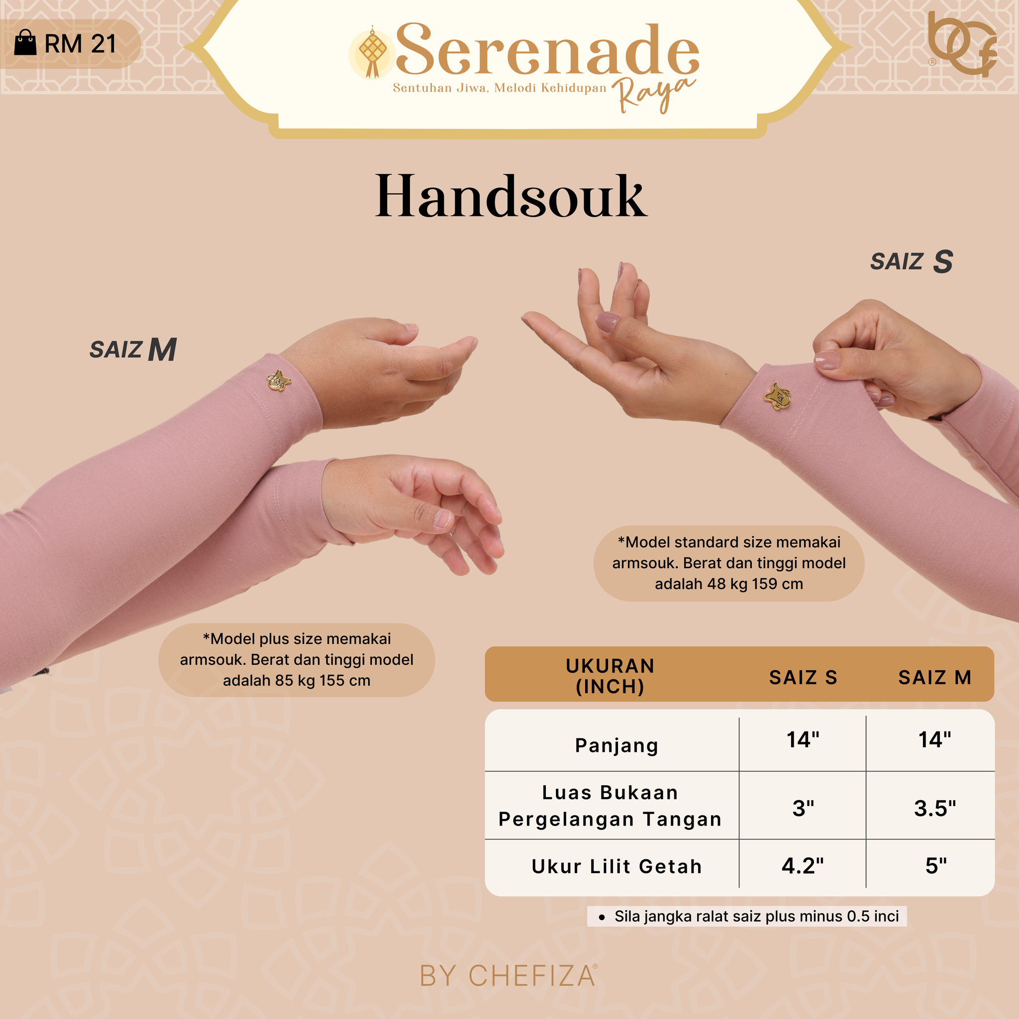 HANDSOUK S SIZE - DEEP BLACK _1