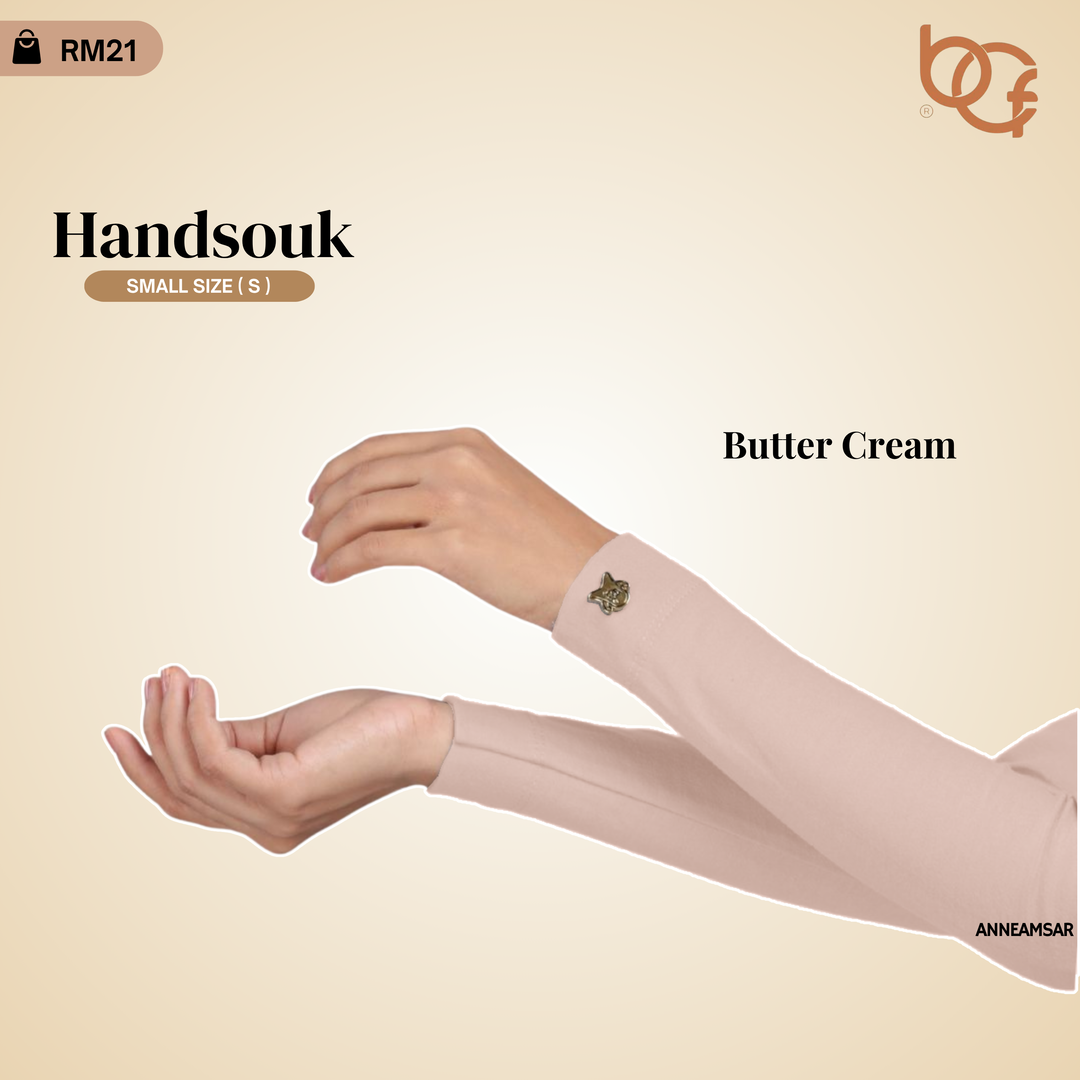 HANDSOUK S SIZE - BUTTERCREAM