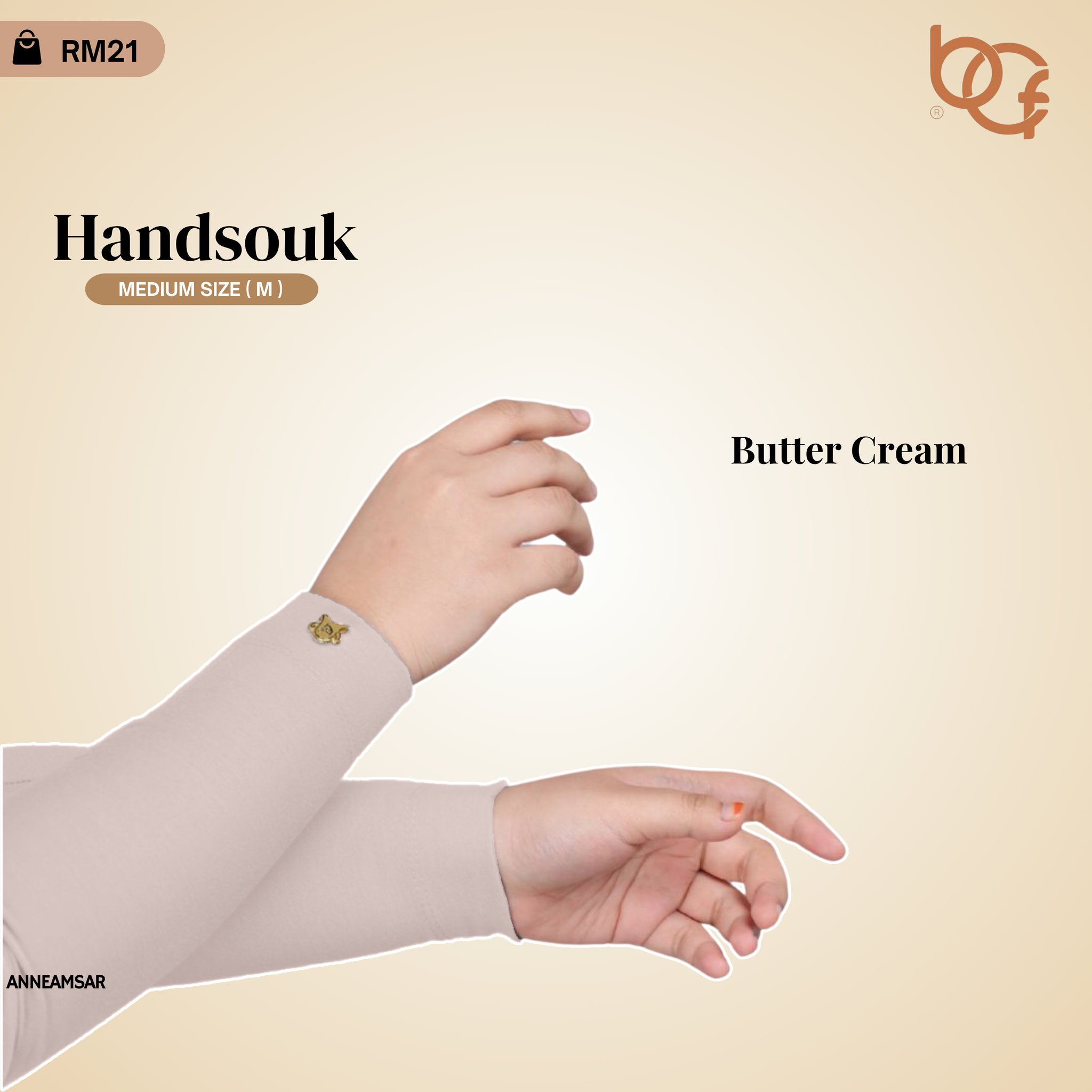 HANDSOUK M SIZE - BUTTERCREAM_0