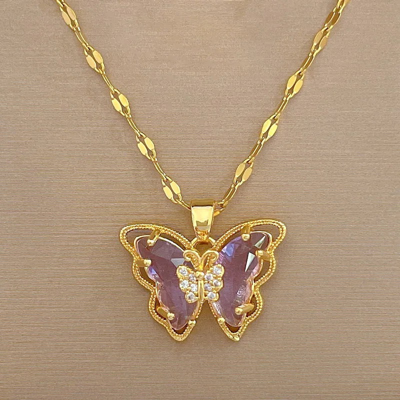 Crystal Butterfly Necklace_3
