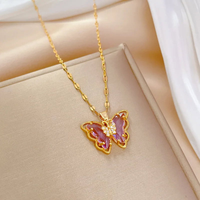 Crystal Butterfly Necklace_4