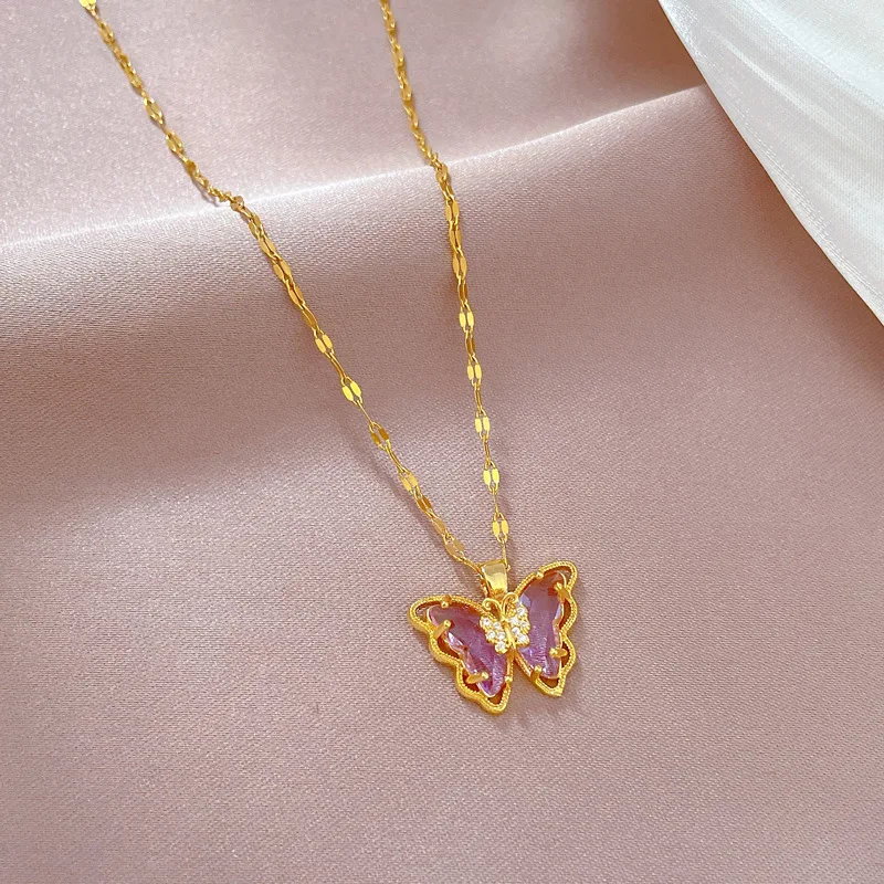 Crystal Butterfly Necklace_5
