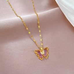 Crystal Butterfly Necklace