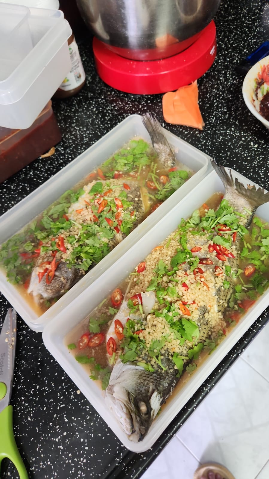 Thai Style Steam Fish 