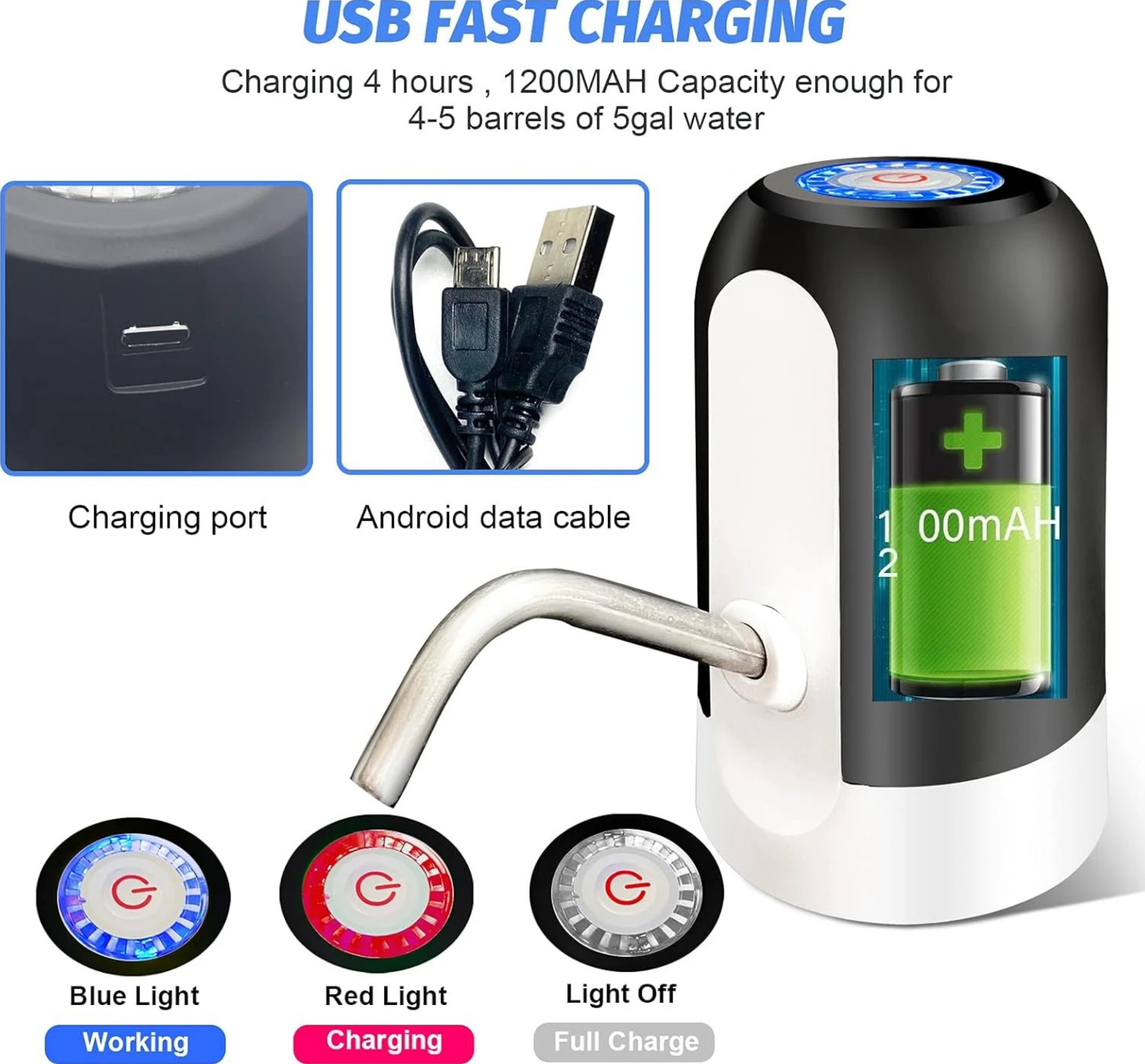 Pompe à Eau Électrique Rechargeable USB - NMC0009_1