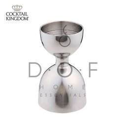 COCKTAIL KINGDOM LEOPOLD JIGGER 30ML / 60ML BANDED, STAINLESS STEEL