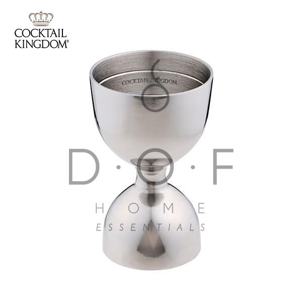 COCKTAIL KINGDOM LEOPOLD JIGGER 30ML / 60ML BANDED, STAINLESS STEEL_0