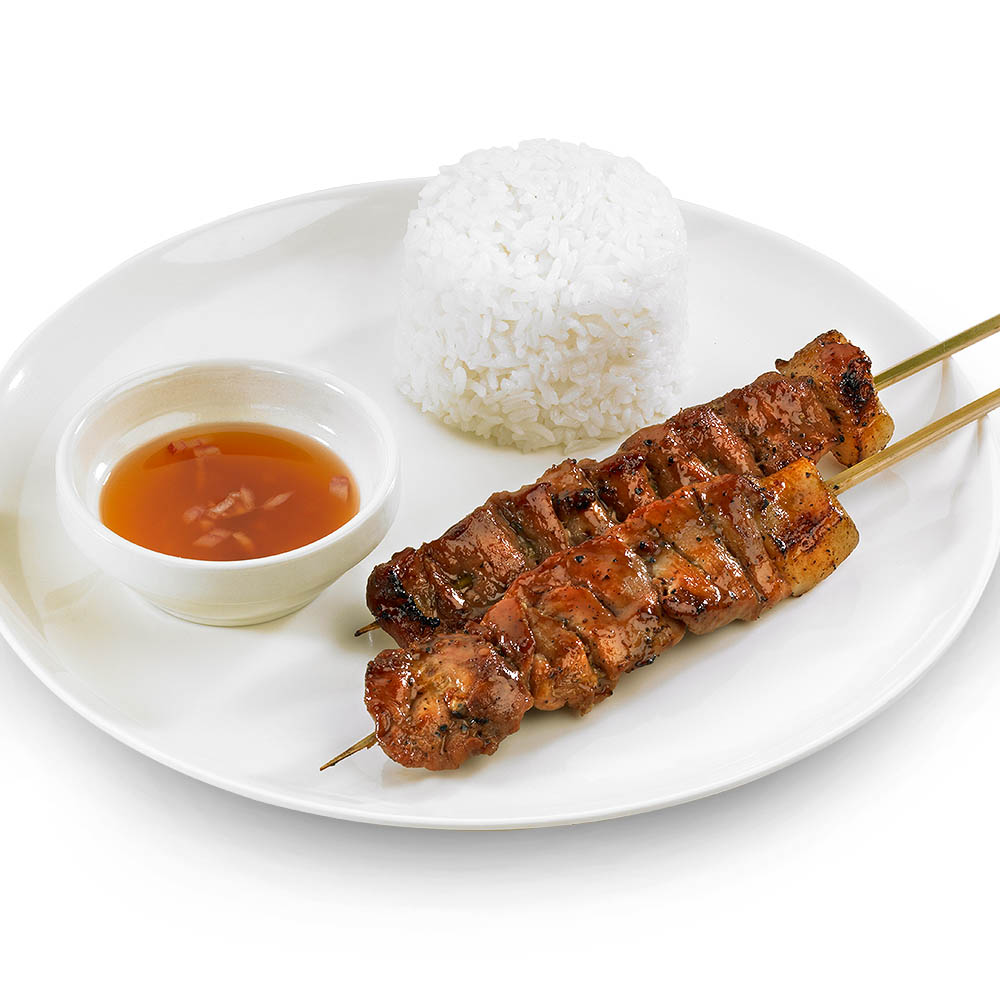 KANIN: 2pcs BBQ w/ Plain Rice_0