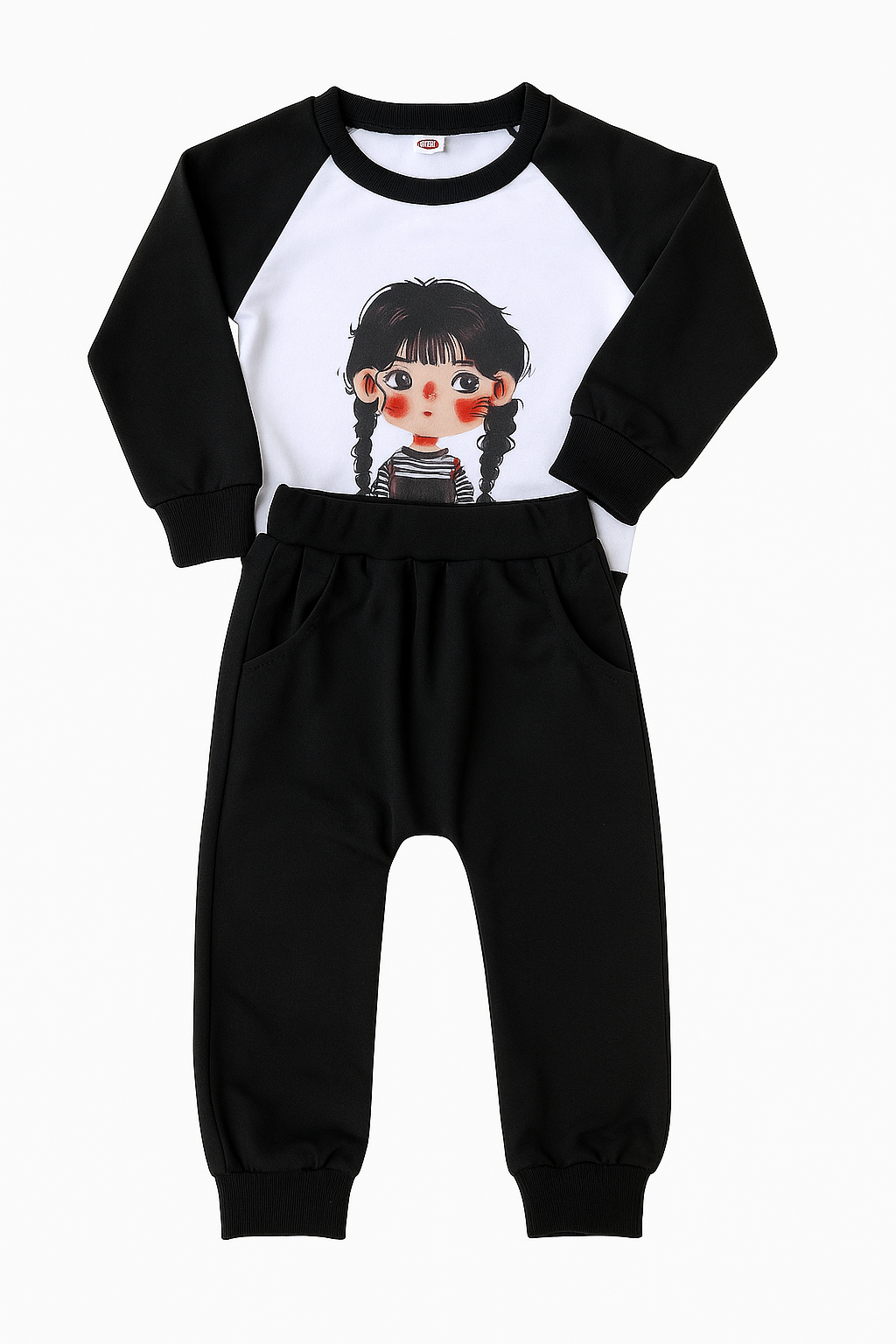 Classic Black & White Toddler Outfit (2 Years)