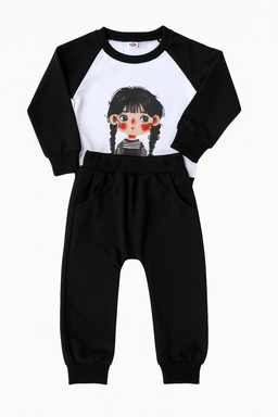 Classic Black & White Toddler Outfit (2 Years)