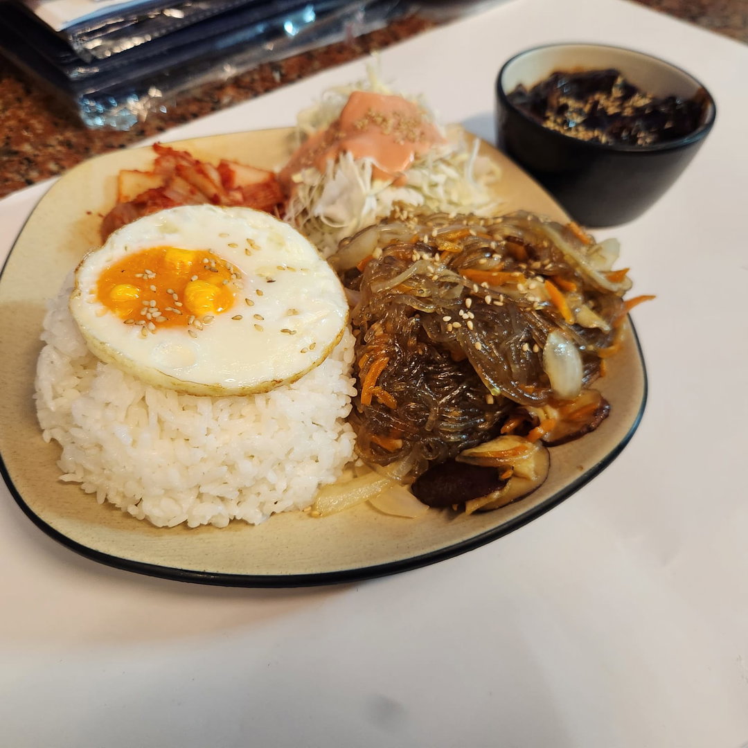 Busan Style Japchae Bap 부산식 짜장 잡채밥