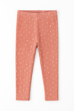 Pink Ribbed Dotted 2-Piece Outfit (3 Years)