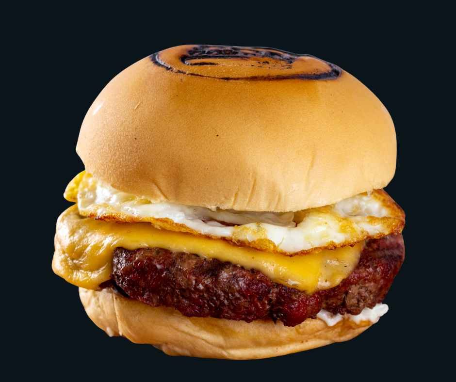 Ham, Egg & Cheese Burger