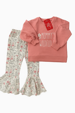 Mommy’s Wildflower Girls Outfit (Age 3–4 Years)