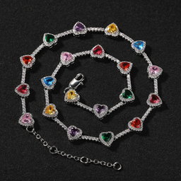 UWIN Heart Cubic Necklace