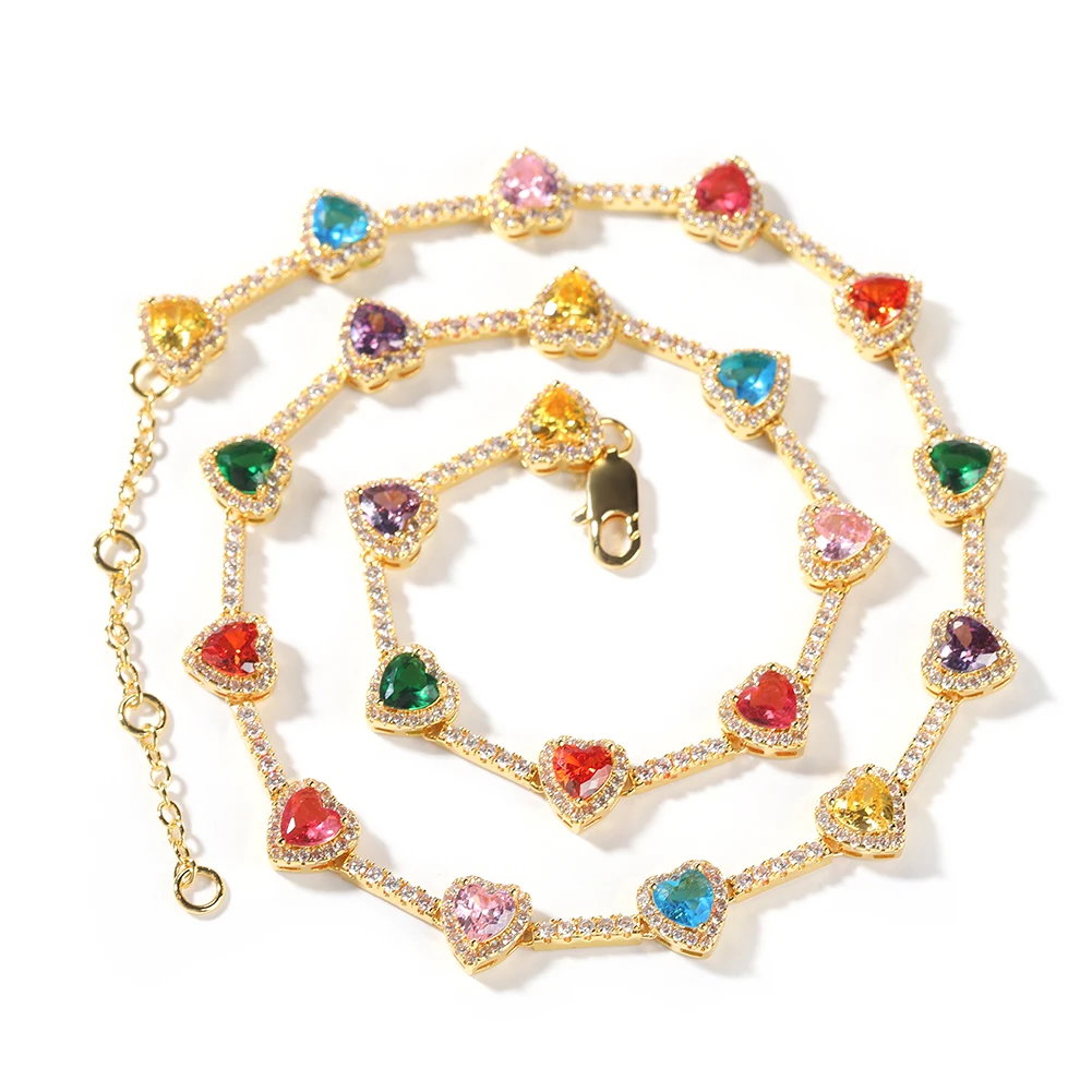 UWIN Heart Cubic Necklace_1