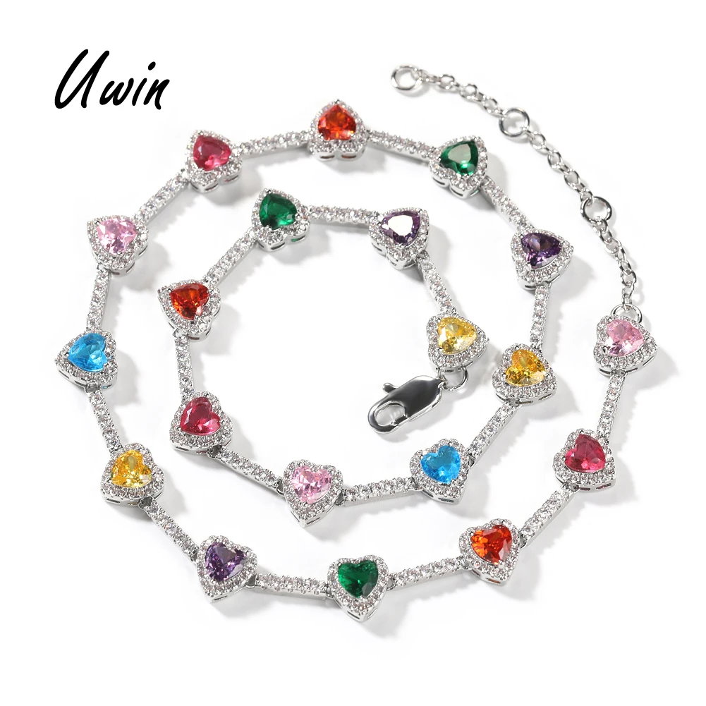 UWIN Heart Cubic Necklace