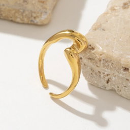 Golden Heart Ring