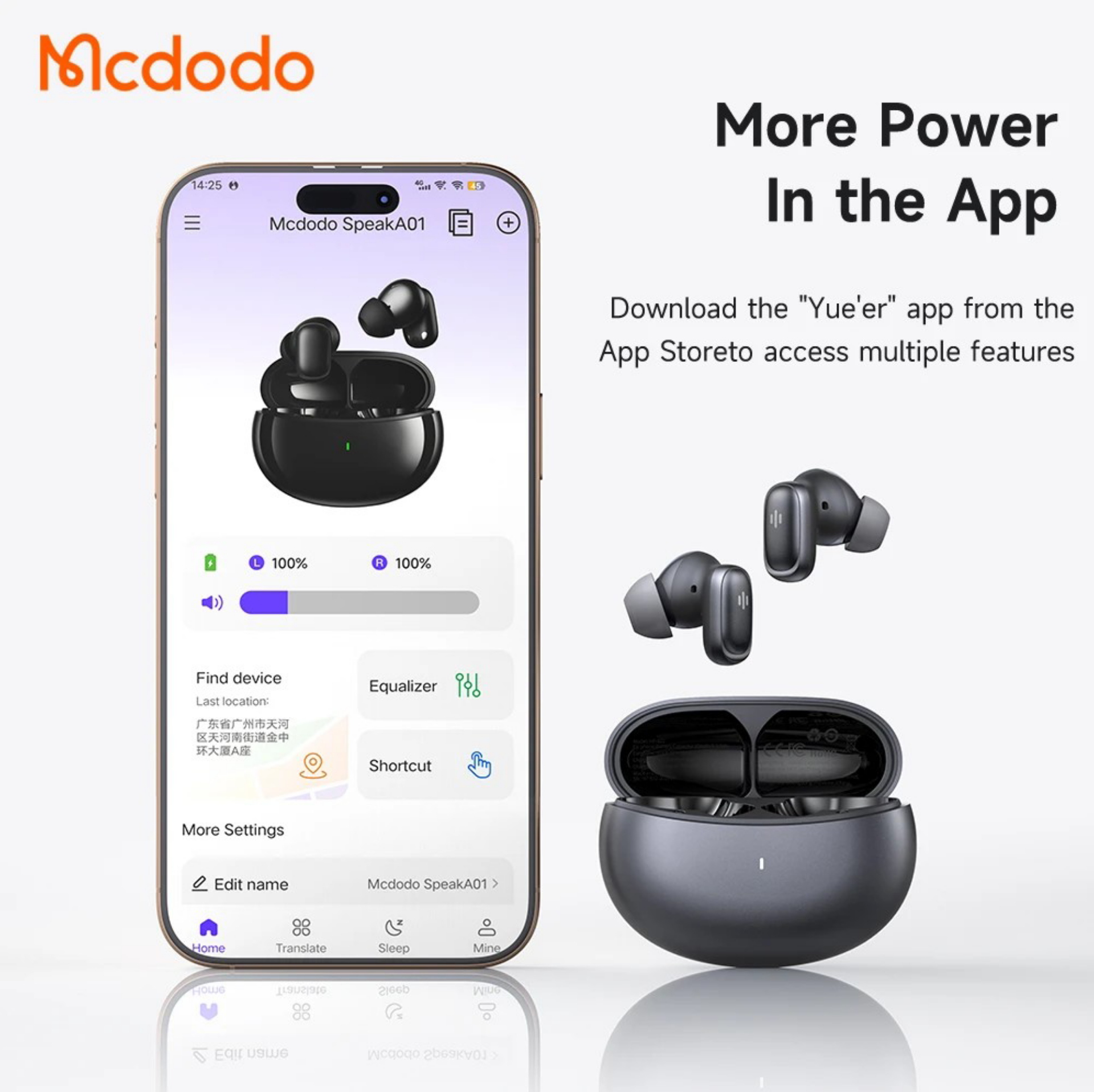 Mcdodo Speak A01 – Écouteurs AI Traducteurs (NMC0022)_0