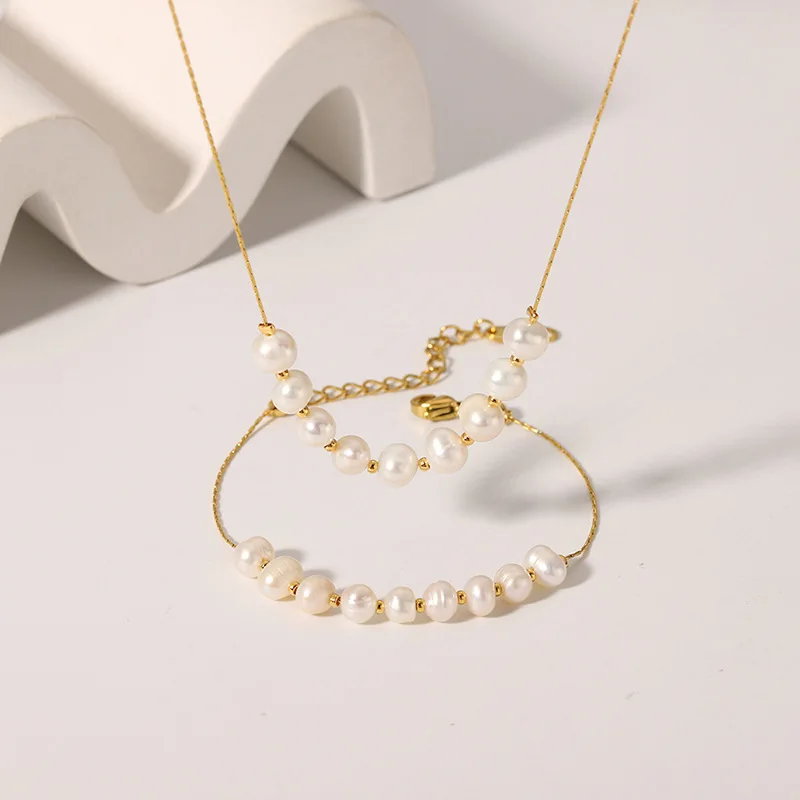 Chic Pearl Duo – Necklace & Bracelet_3