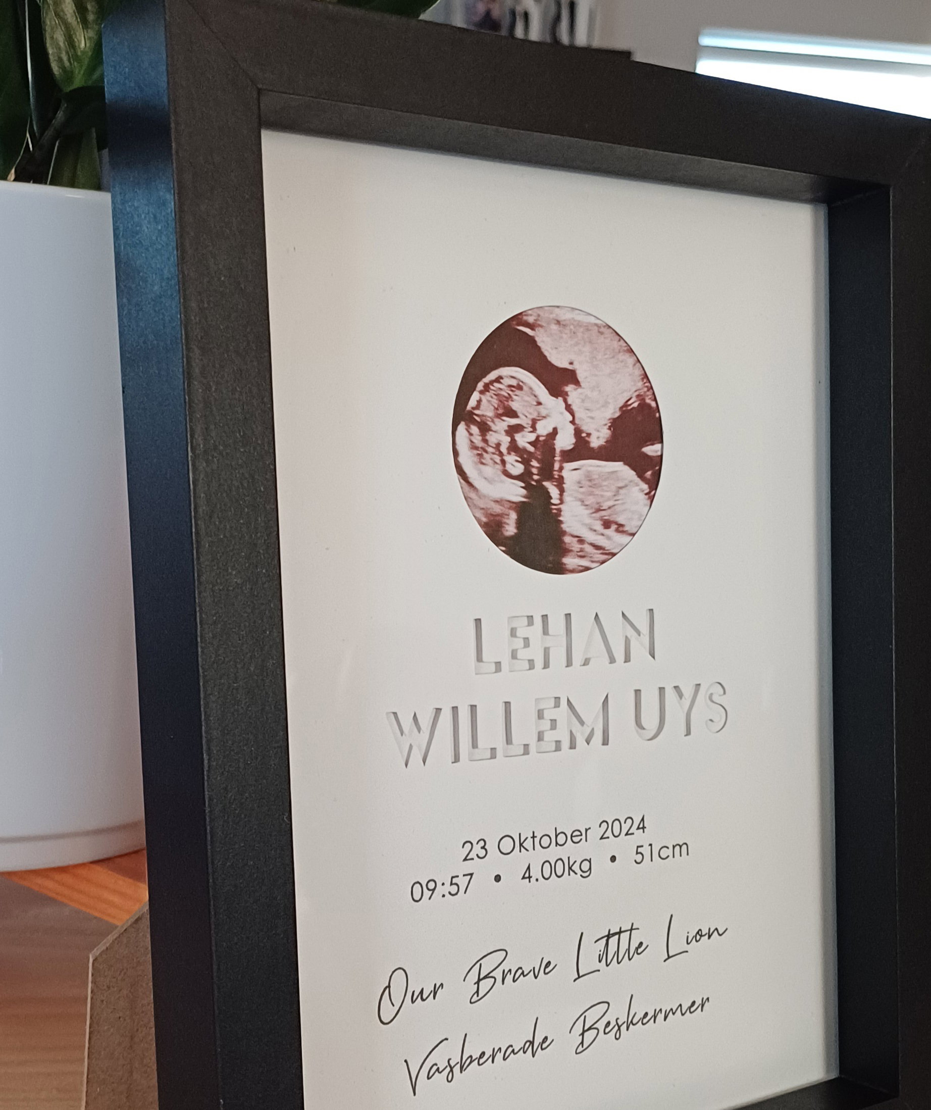 Personalised Baby Keepsake Frame_1