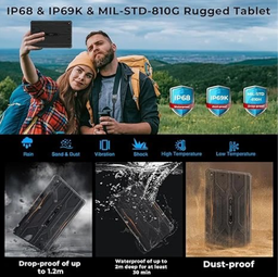 Tablette  HOTWAV TAB R8 Android 14 incassable – 12Go+128Go (NMC0023)
