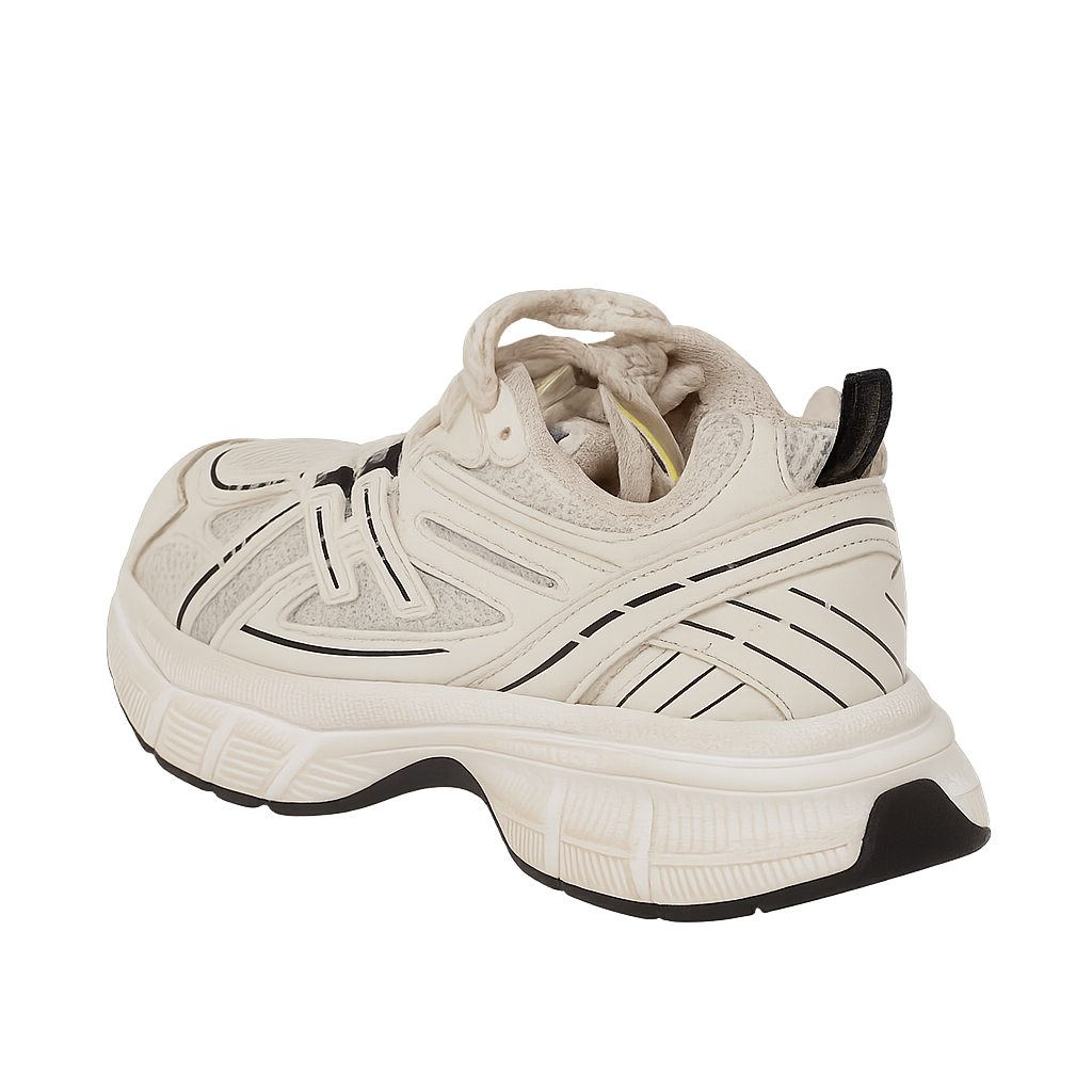 Beige Athletic Off -White Sneaker Design _1